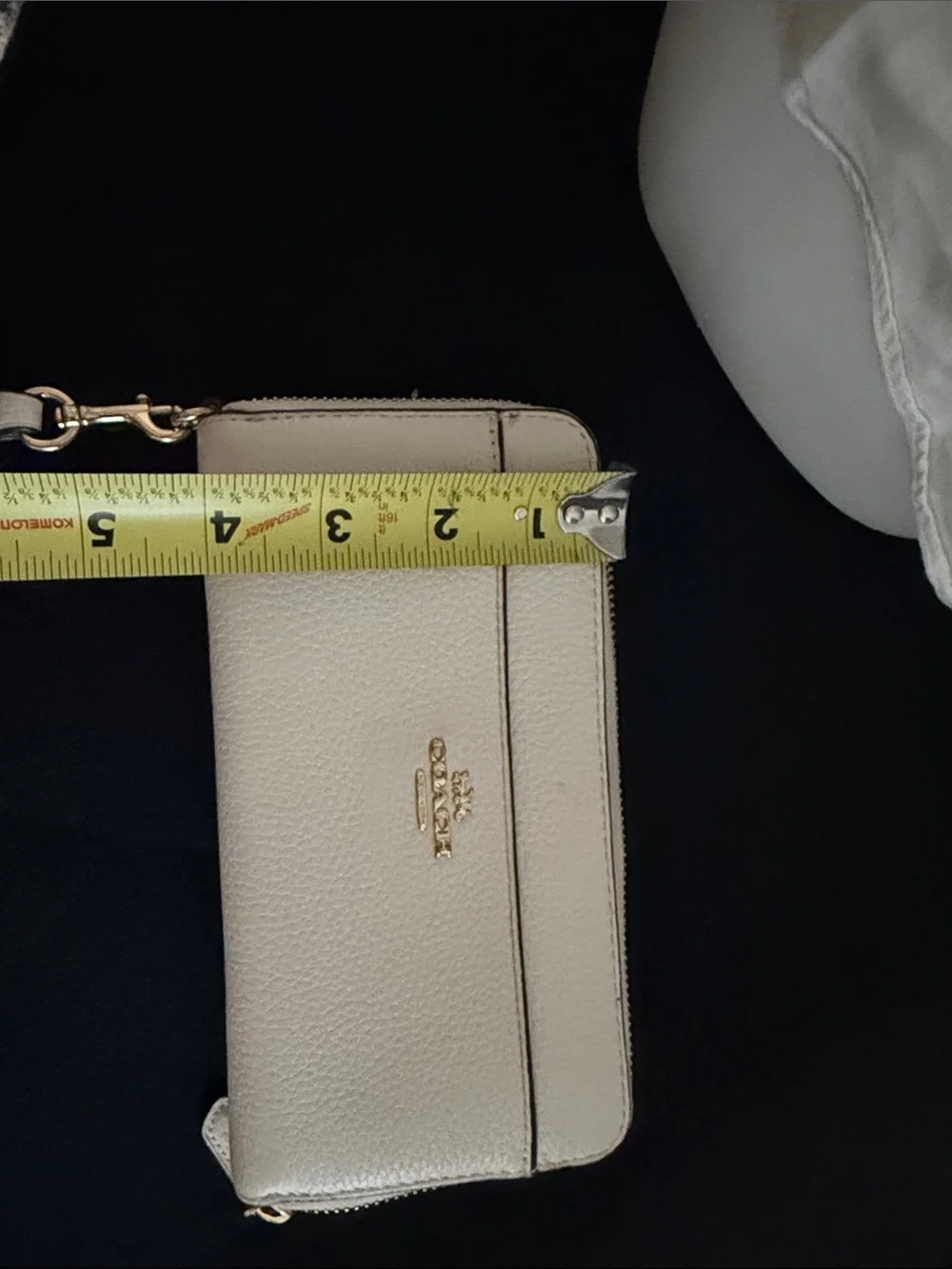 Coach pebbled leather